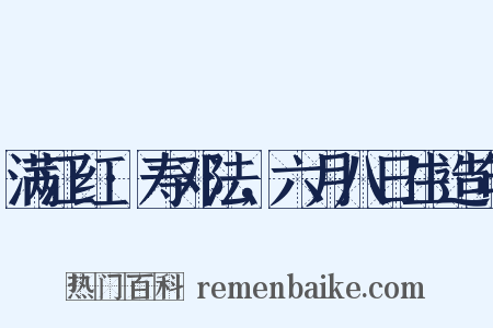 满江红·寿邓法，六月八日生造句是什么意思的图片